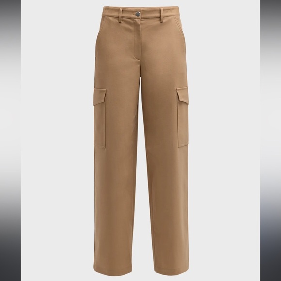 Theory Relaxed Straight-Leg Cargo Pants Size 4 - Picture 2 of 7
